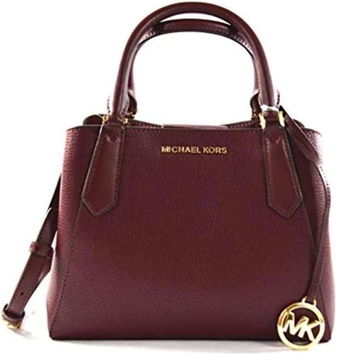 Michael Kors Kimberly Leather Small Satchel Handbag 